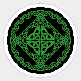 Decorative St Patricks Day Celtic Pattern Sticker